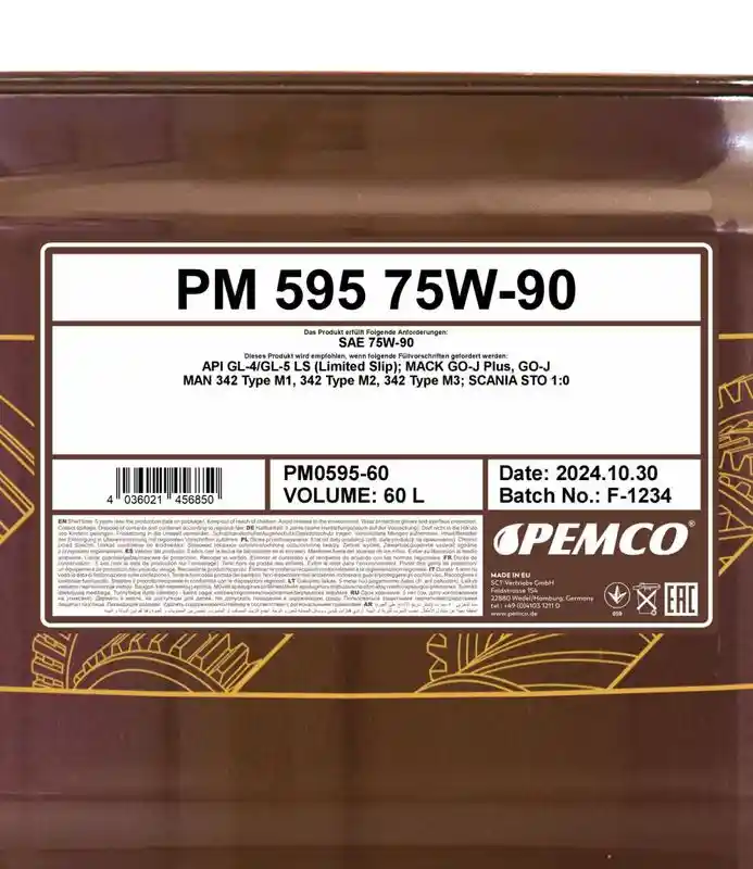 SCT - MANNOL PM0595-60
