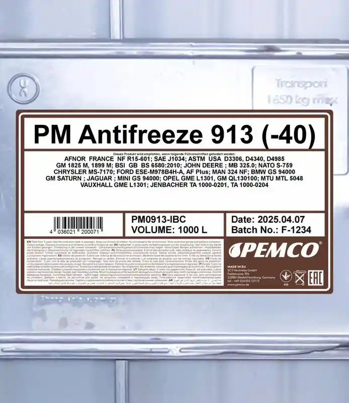 SCT - MANNOL PM0913-IBC