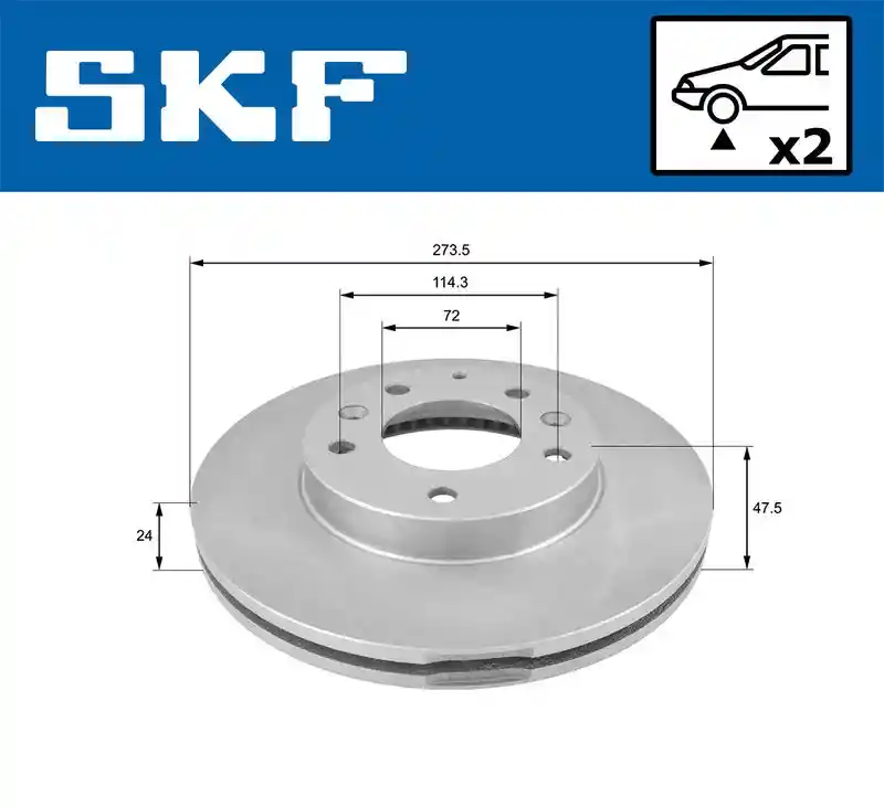 SKF VKBD 80527 V2