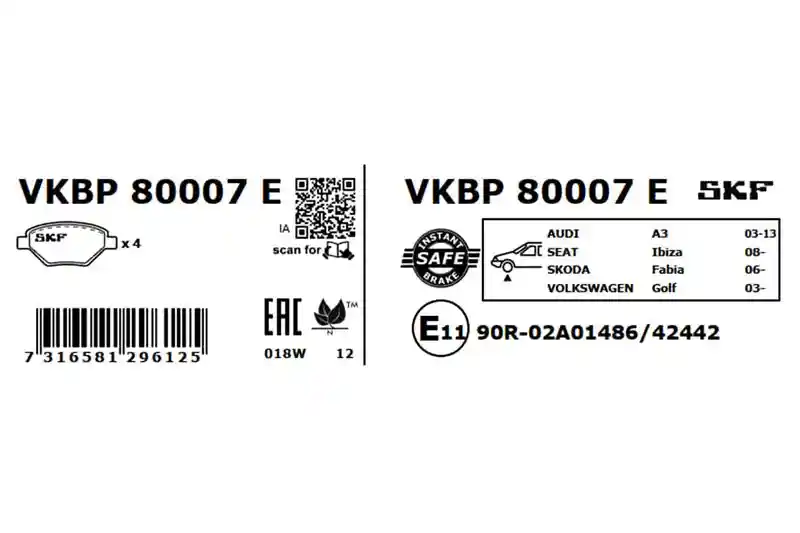 SKF VKBP 80007 E