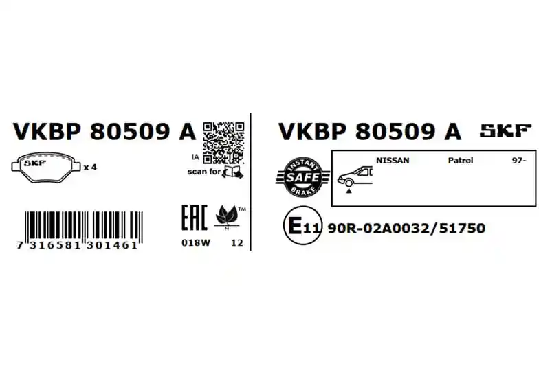 SKF VKBP 80509 A