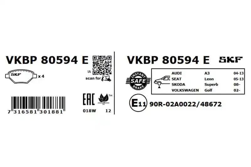 SKF VKBP 80594 E