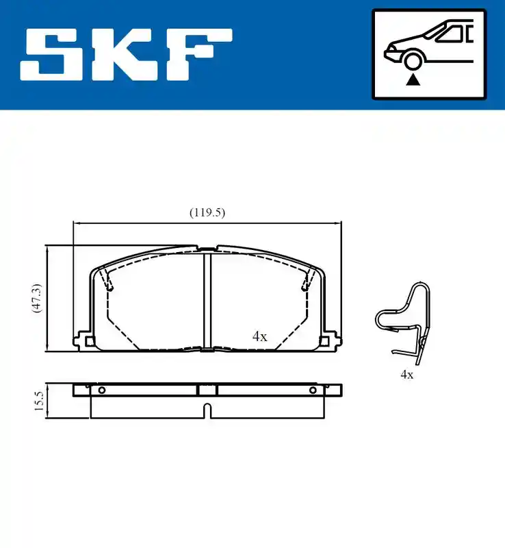 SKF VKBP 80818 A