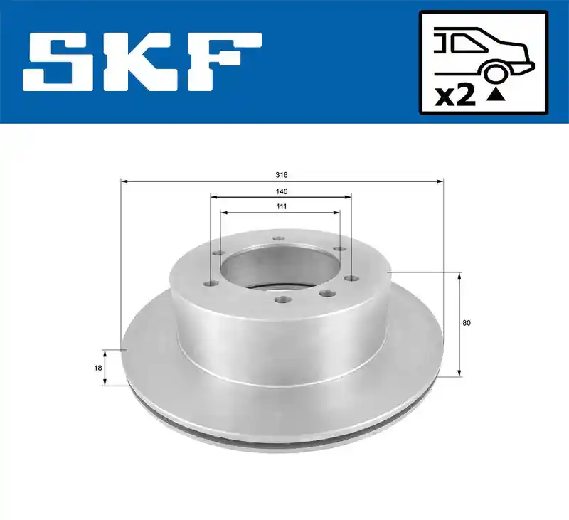 SKF Vertevo VKBD 90587 V2