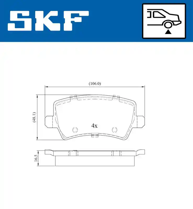 SKF Vertevo VKBP 90027 SKF Vertevo VKBP 90027