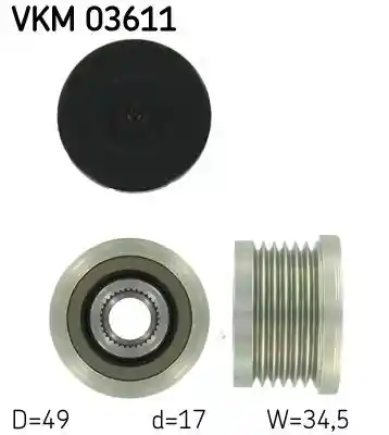 SKF Vertevo VKM 03611 SKF Vertevo VKM 03611