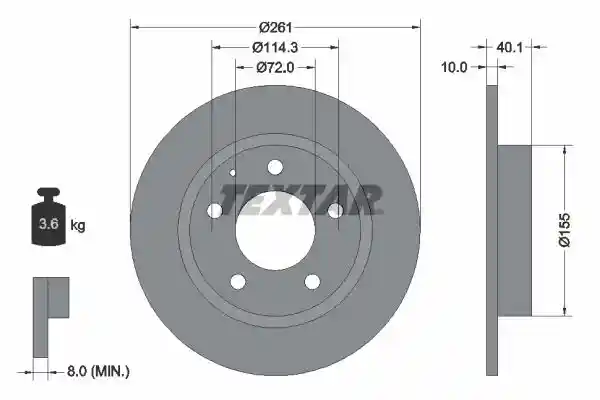 TEXTAR 2003101-0621-00