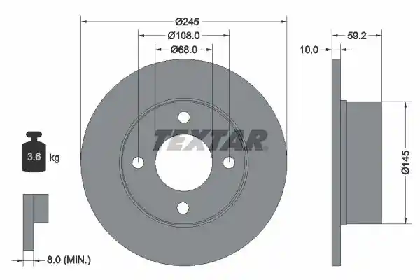 TEXTAR 2114401-0261-00