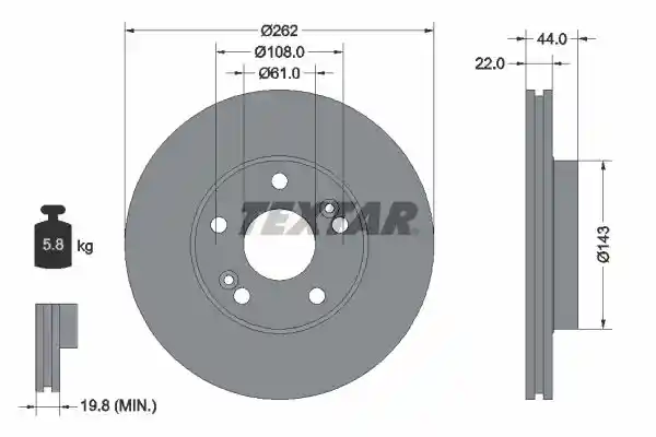 TEXTAR 2138802-0650-00