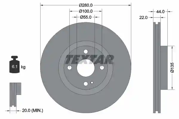 TEXTAR 2227101-3015-00
