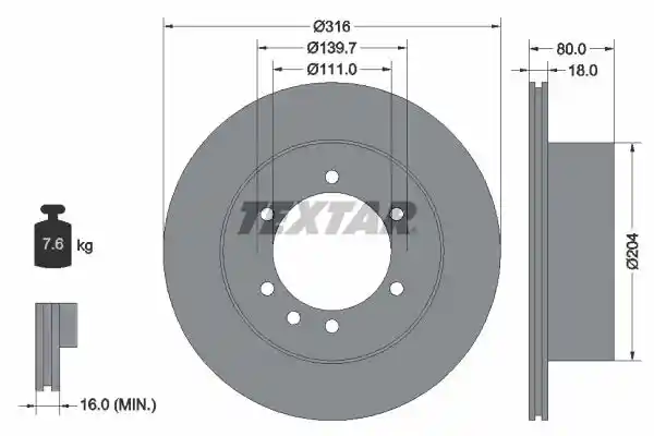 TEXTAR 2350201-1299-00
