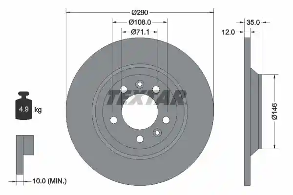TEXTAR 2413501-1296-00