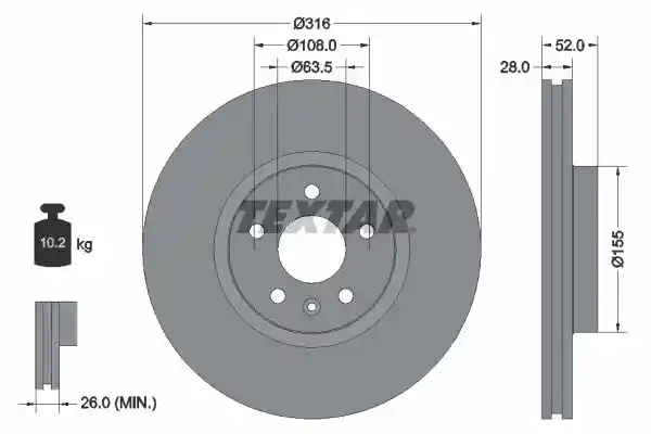TEXTAR 2414201-1623-00