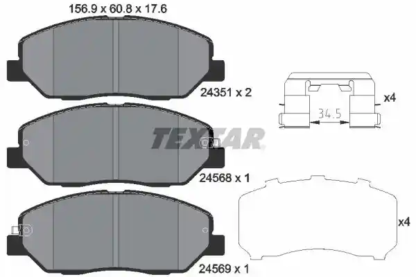 TEXTAR 2435101-2429-00