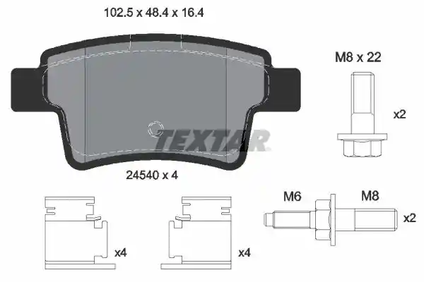 TEXTAR 2454001-1687-00