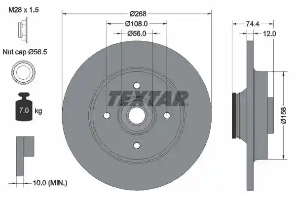 TEXTAR 2454001-1687-00