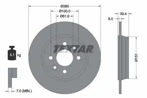 TEXTAR 2482001-3476-00