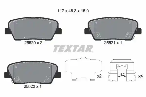 TEXTAR 2552001-2234-00
