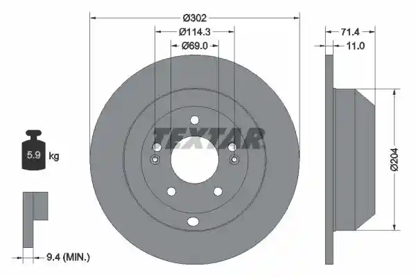 TEXTAR 2552001-2234-00