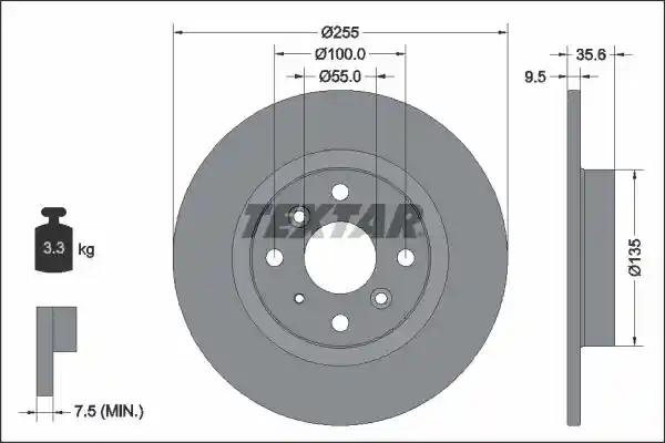 TEXTAR 2554001-3382-00