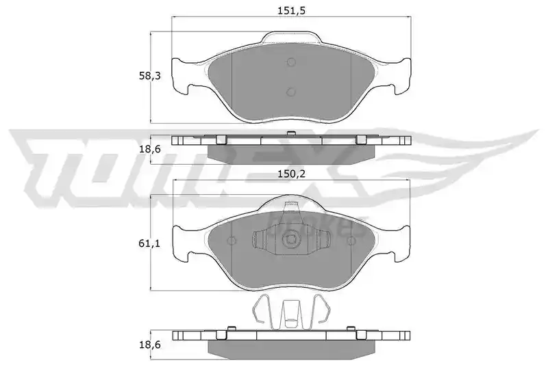 TOMEX Brakes TX 12-55
