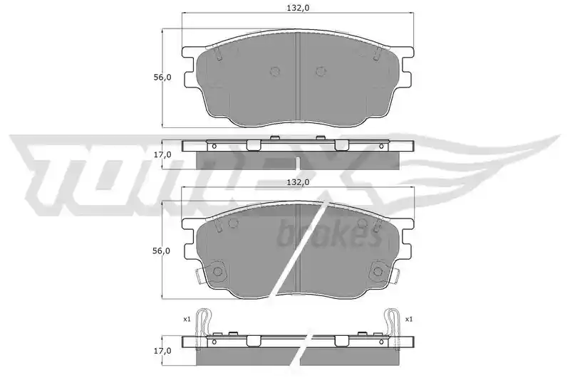 TOMEX Brakes TX 12-57