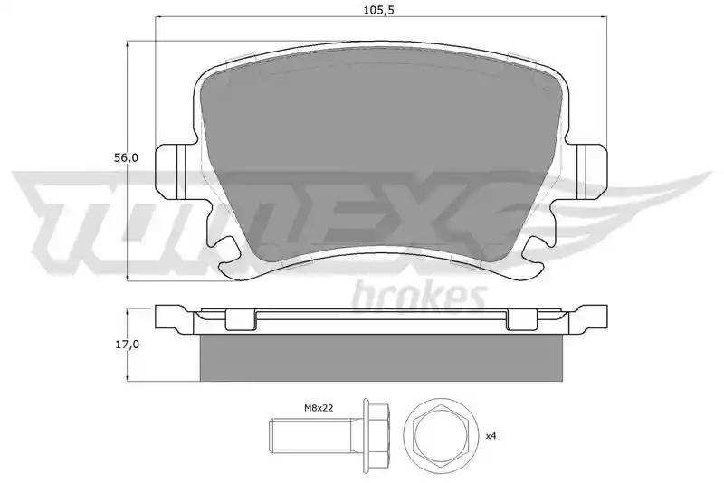 TOMEX Brakes TX 13-95
