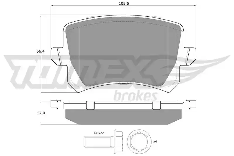 TOMEX Brakes TX 15-83