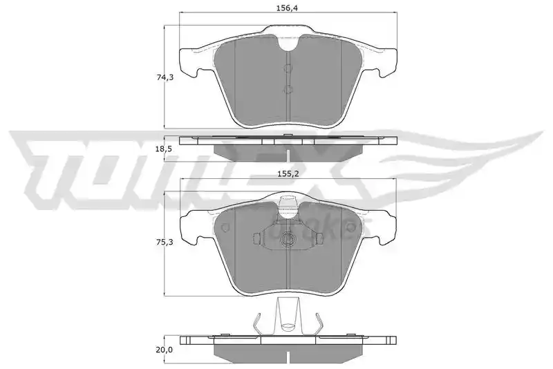 TOMEX Brakes TX 16-64