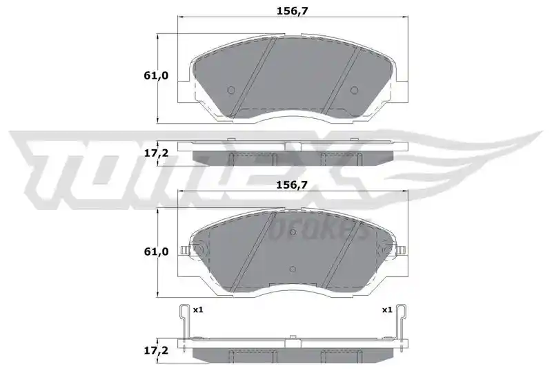 TOMEX Brakes TX 17-44