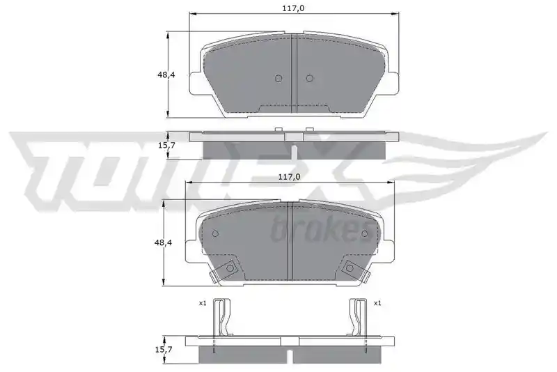 TOMEX Brakes TX 17-45