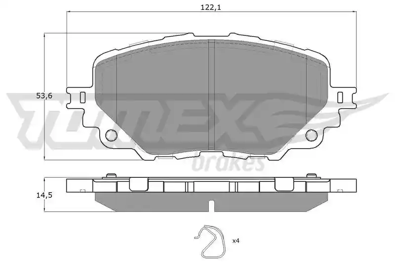 TOMEX Brakes TX 19-04