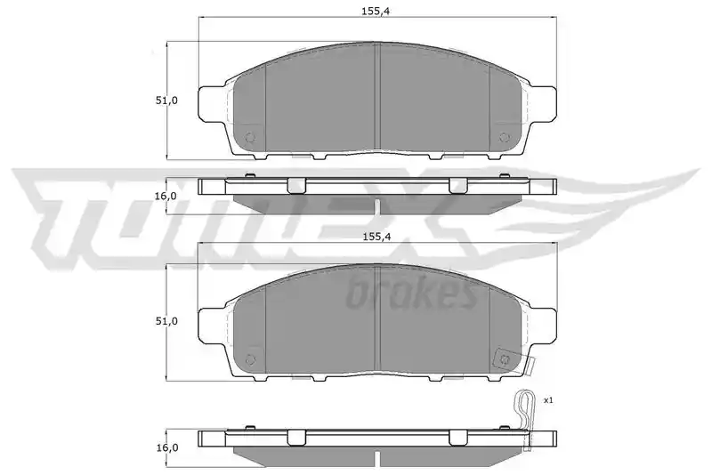 TOMEX Brakes TX 19-31