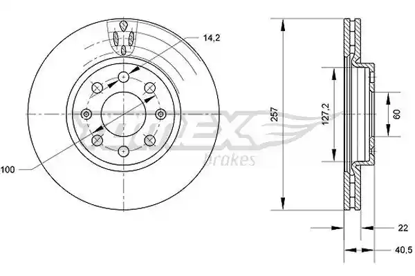 TOMEX Brakes TX 70-85 TOMEX Brakes TX 70-85