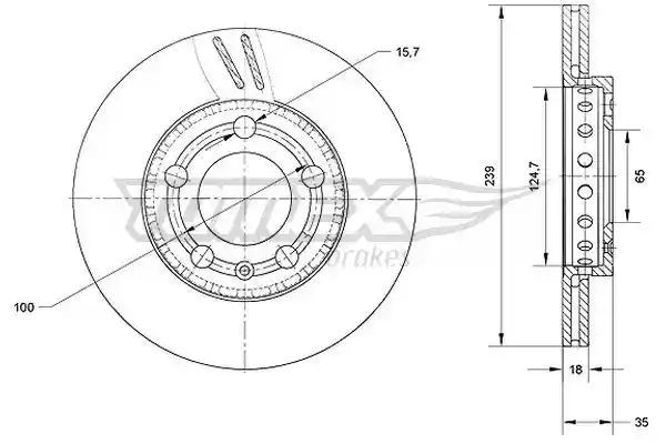 TOMEX Brakes TX 71-09