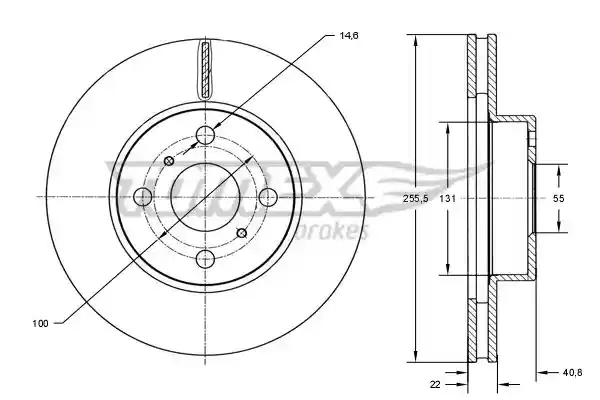 TOMEX Brakes TX 71-32