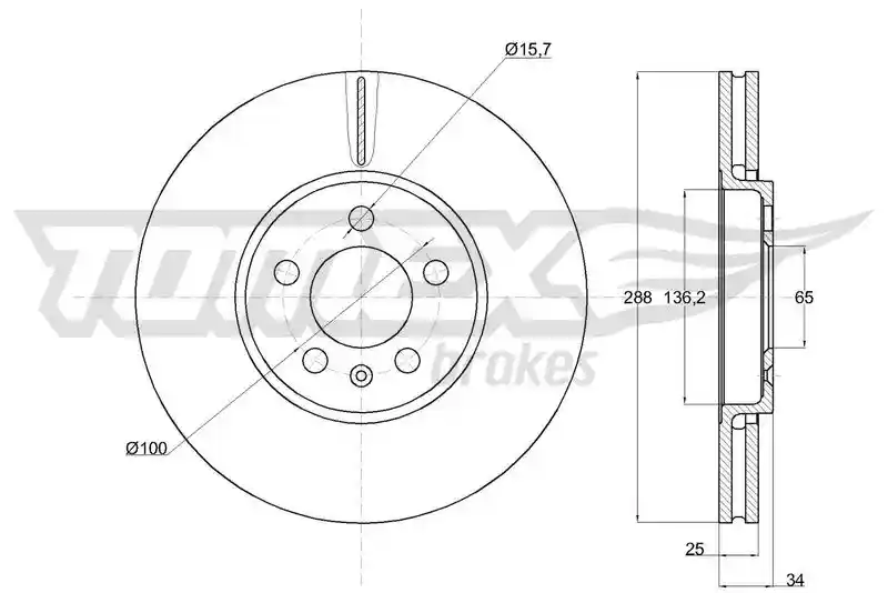 TOMEX Brakes TX 72-04