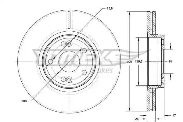 TOMEX Brakes TX 72-12