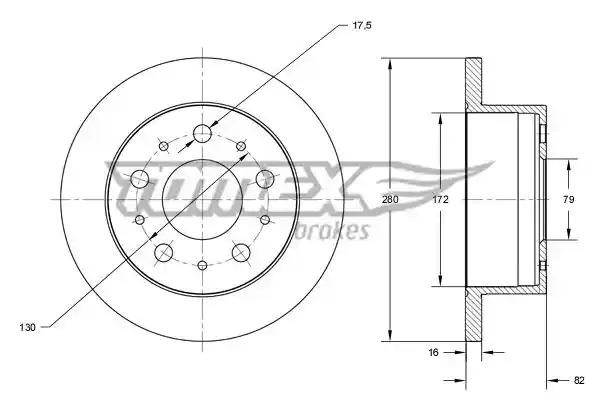 TOMEX Brakes TX 72-35 TOMEX Brakes TX 72-35