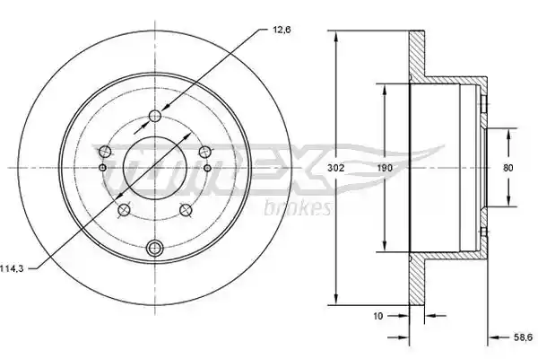 TOMEX Brakes TX 73-16