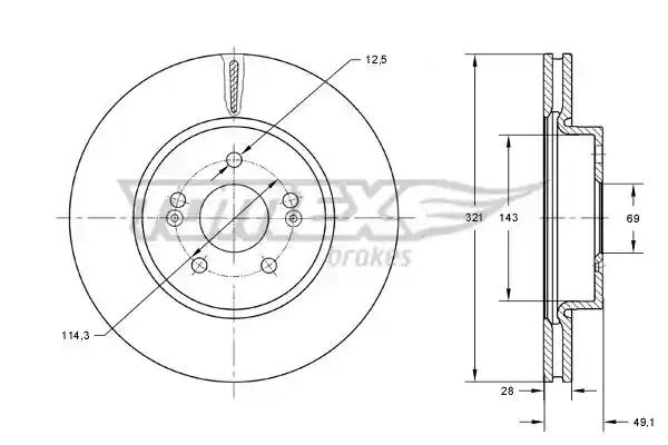 TOMEX Brakes TX 73-32