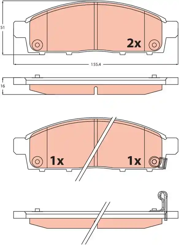 TRW GDB2511