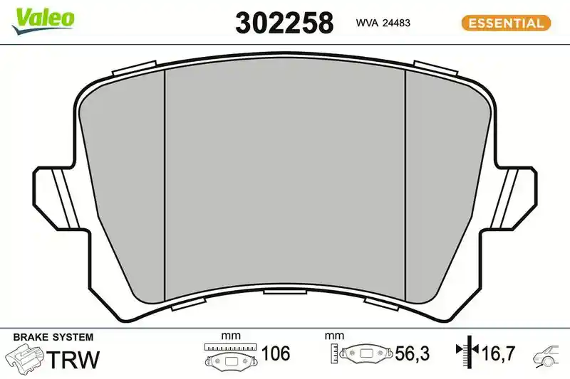 VALEO 302258 VALEO 302258