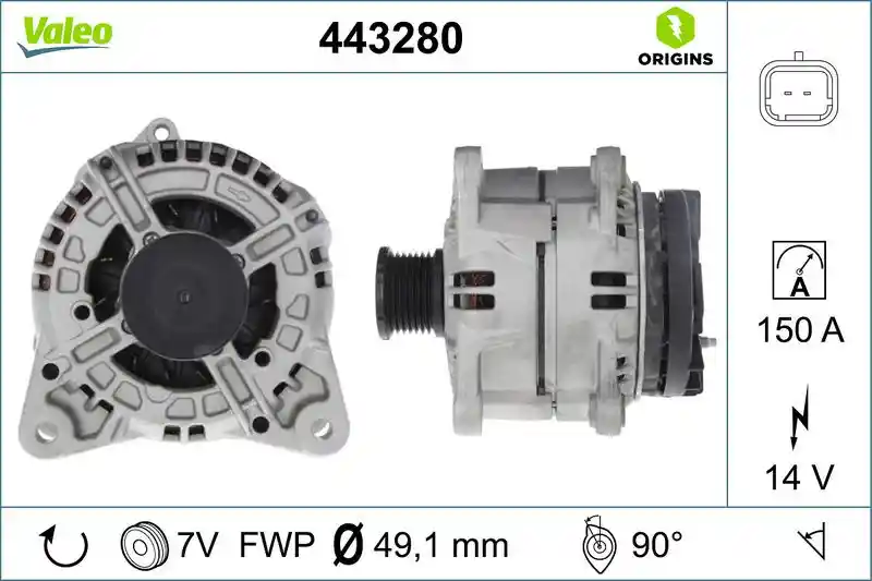 VALEO 443280 VALEO 443280