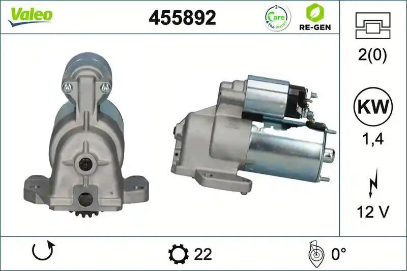 VALEO 455892 VALEO 455892