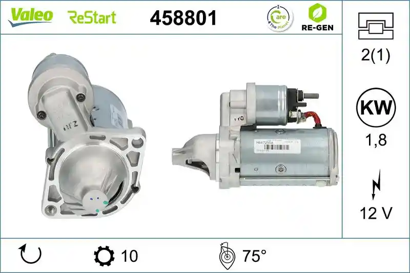 VALEO 458801 VALEO 458801