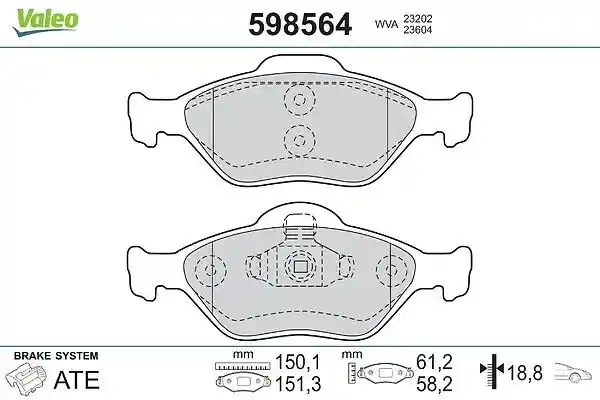 VALEO 598564