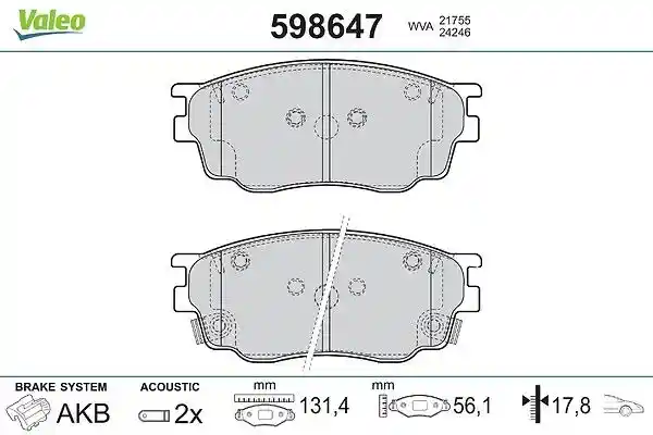 VALEO 598647