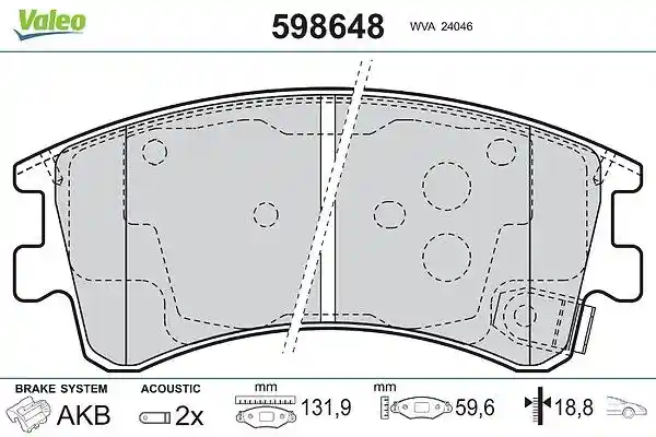 VALEO 598648