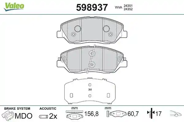 VALEO 598937